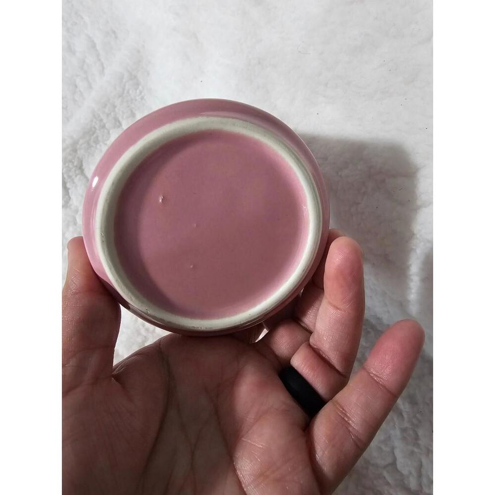 VOODOO Doughnut Coffee Mug Pink & Black "The Magic Is In The Hole" 4.25" Novelty - Picture 10 of 11